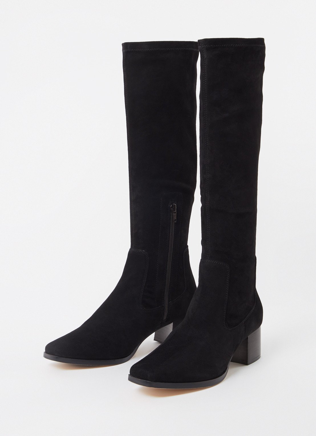 Whistles BlaireStretchKneeHighBoot - detail 2 zwart