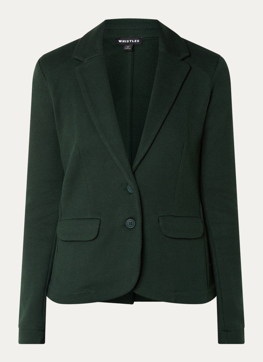 Whistles Blazer met klepzakken - voorkant groen