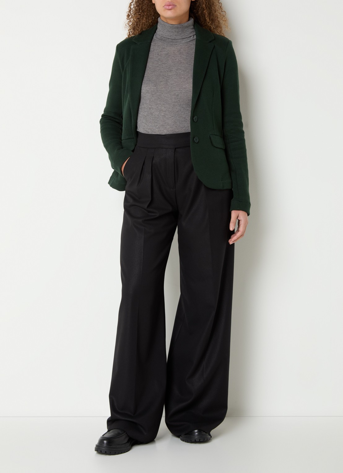 Whistles Blazer met klepzakken - voorkant 2 groen