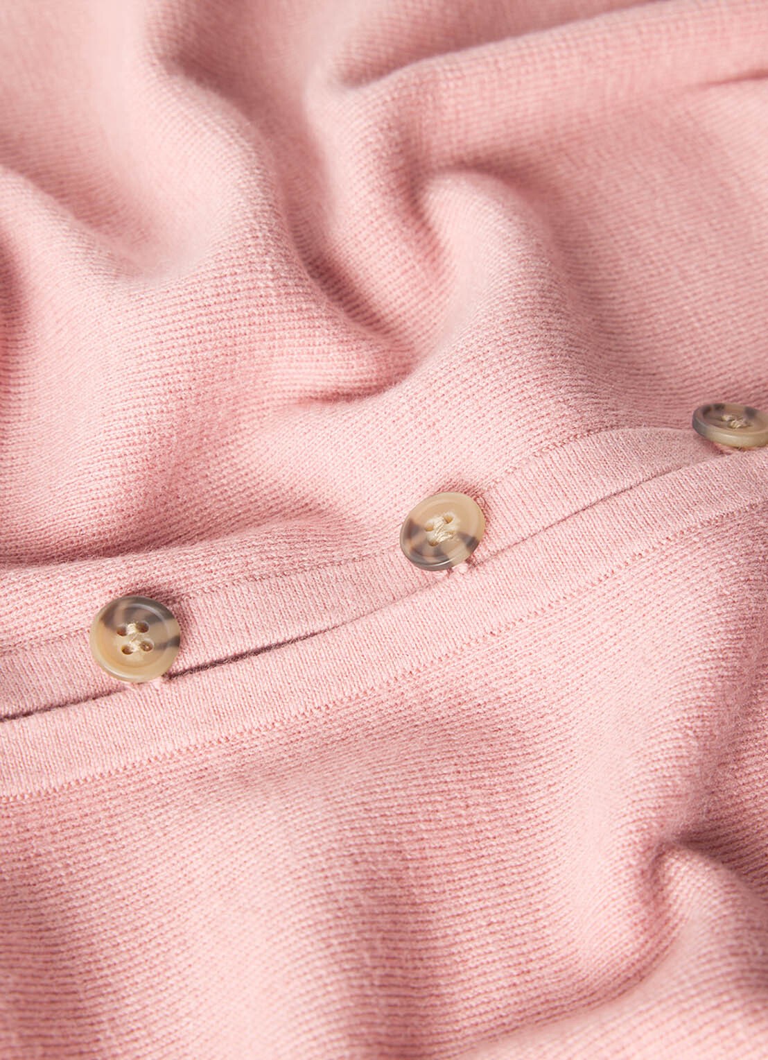 Whistles Fijngebreide top met V-hals - detail 3 roze