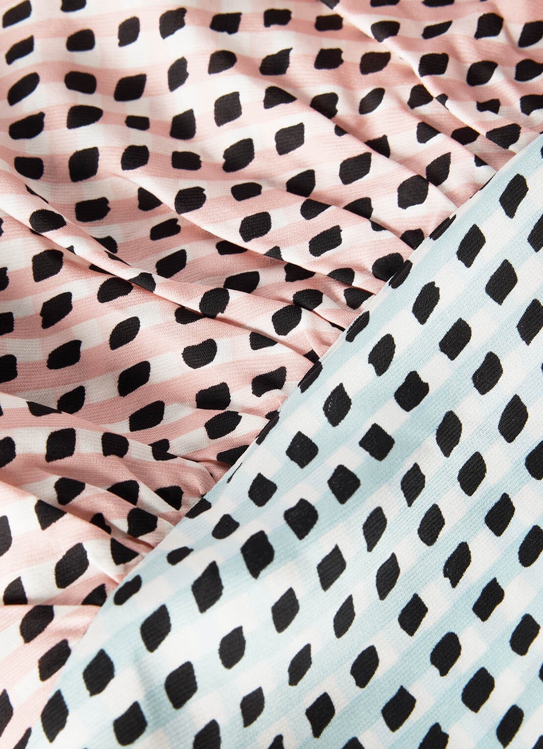 Whistles Graphic Check maxi jurk met grafische print - detail 7 roze