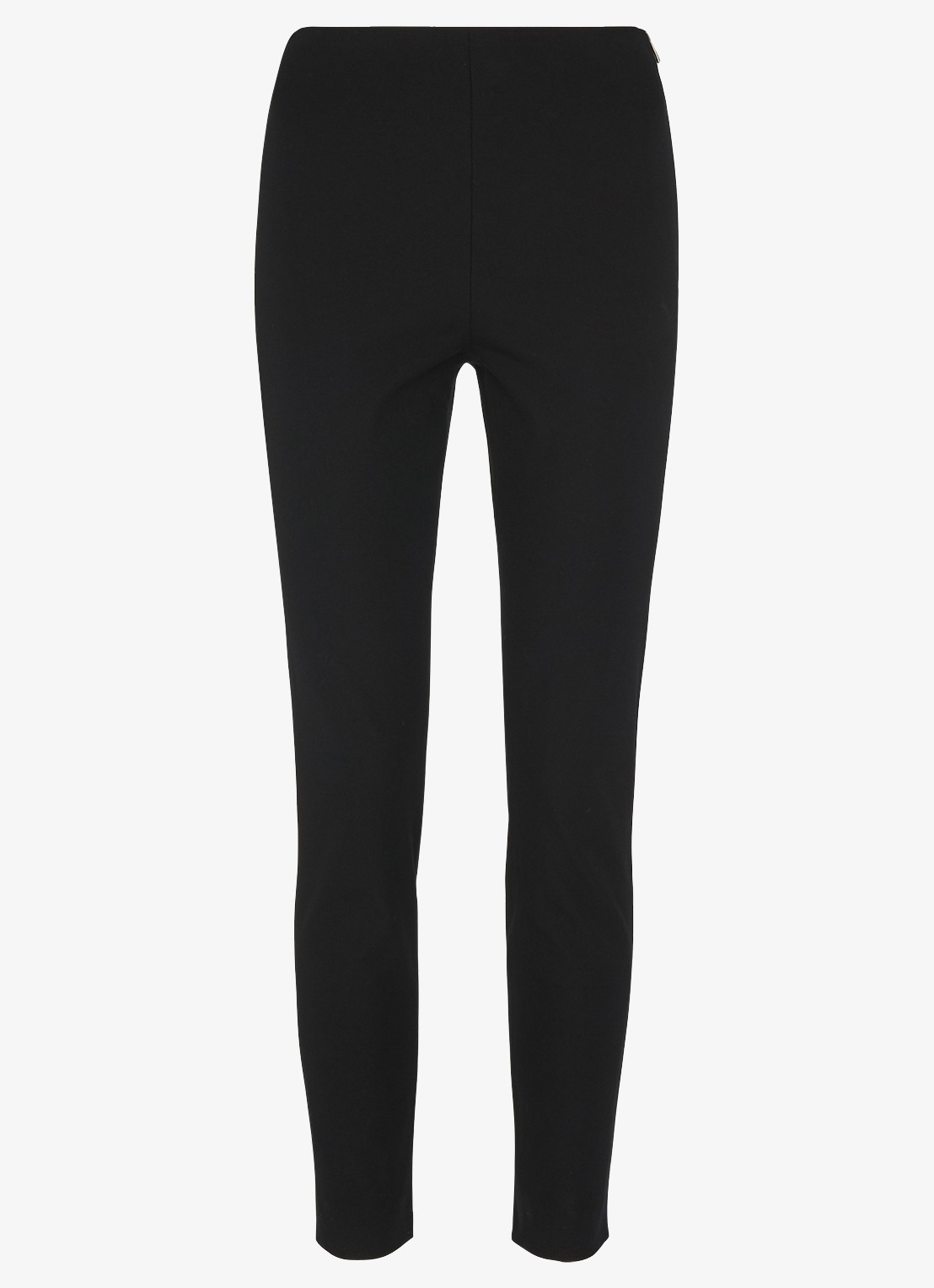 Whistles High waist skinny fit broek met stretch - voorkant 2 zwart