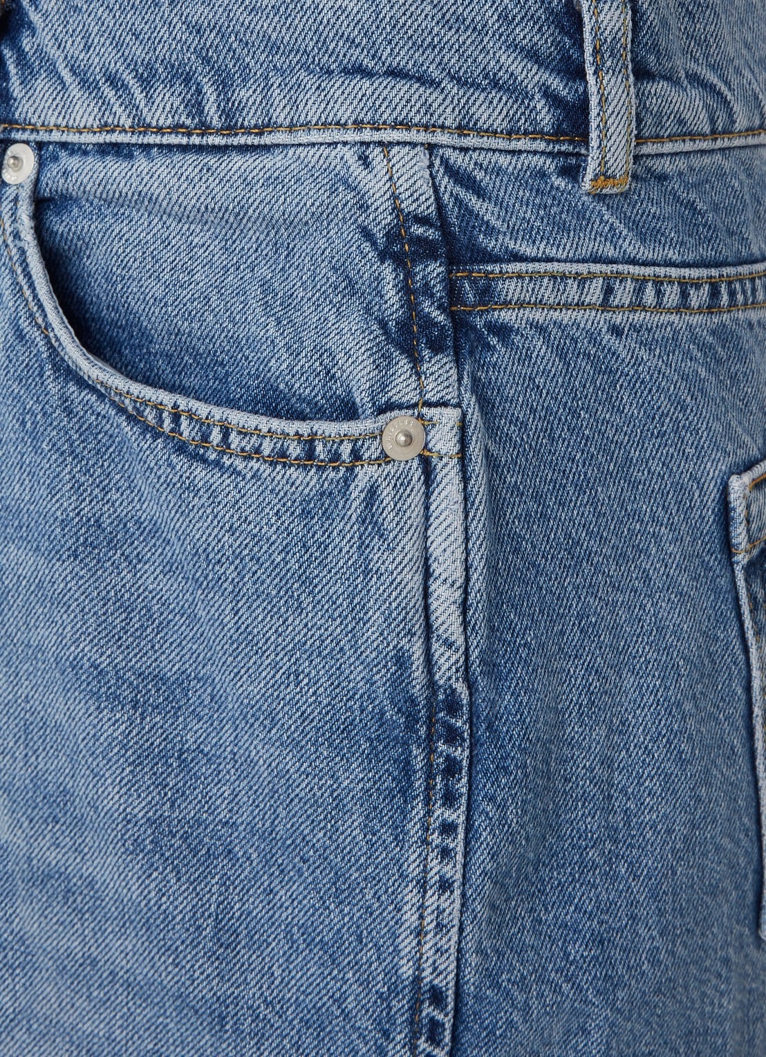 Whistles High waist tapered cropped jeans - detail 3 indigo