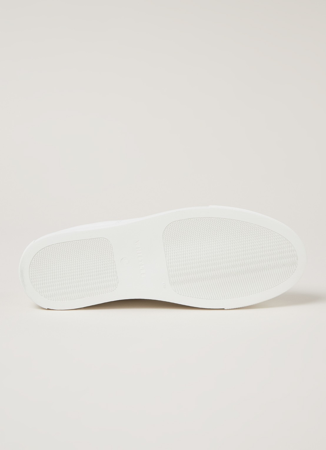 Whistles Koki sneaker van leer - detail 4 wit