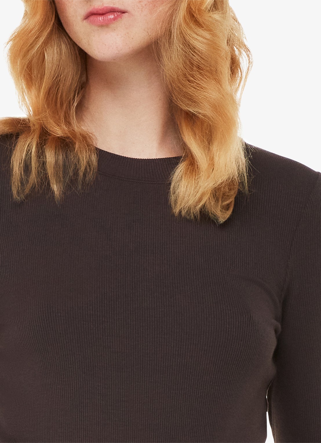 Whistles Longsleeve met stretch - detail 4 bruin