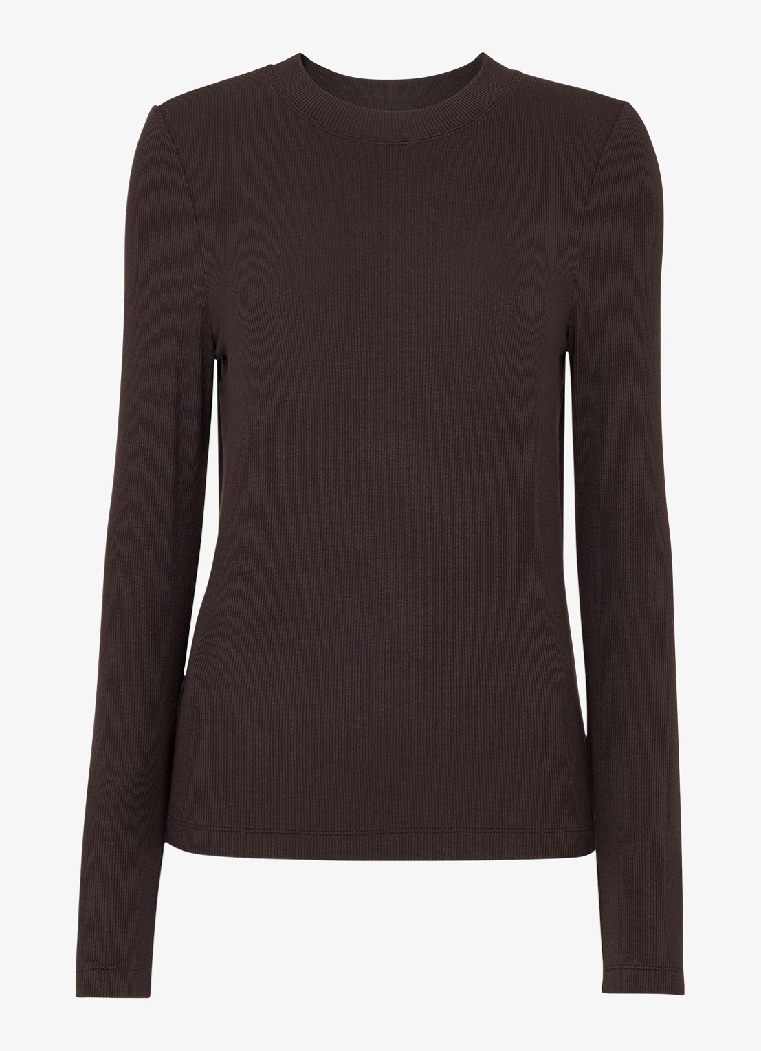 Whistles Longsleeve met stretch - voorkant 2 bruin