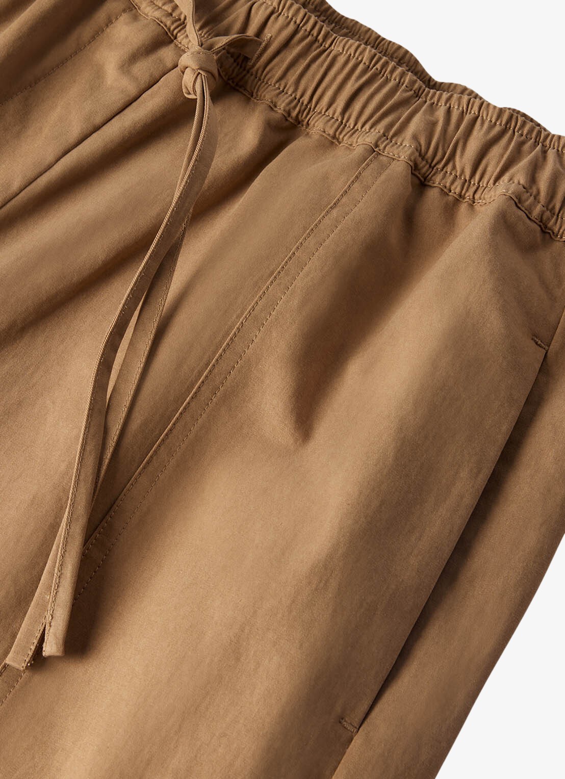 Whistles Loose fit cargobroek met steekzakken - detail 5 donkerbeige