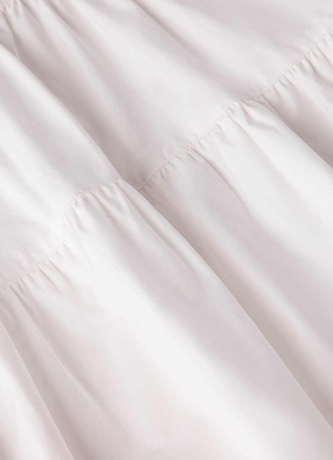 Whistles Midi A-lijn rok met plooien - detail 2 wit