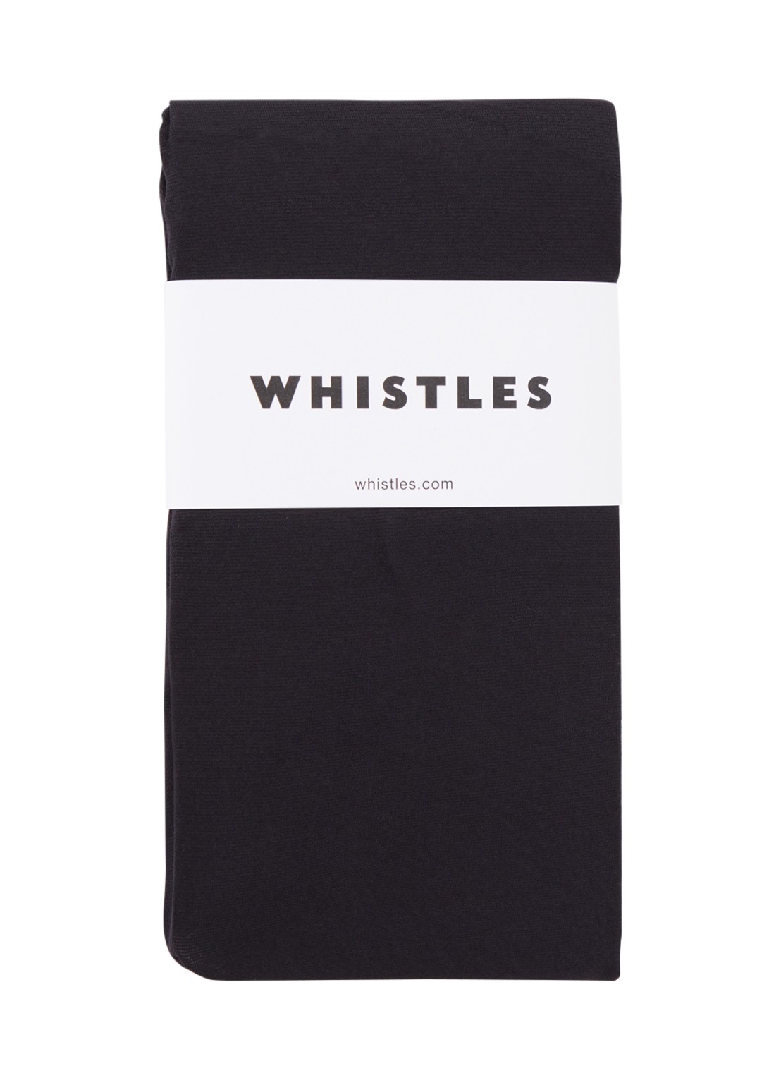 Whistles Panty in 45 denier black - voorkant zwart