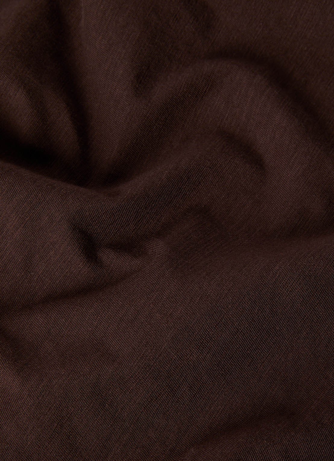 Whistles Willa T-shirt met V-hals - detail 3 donkerbruin