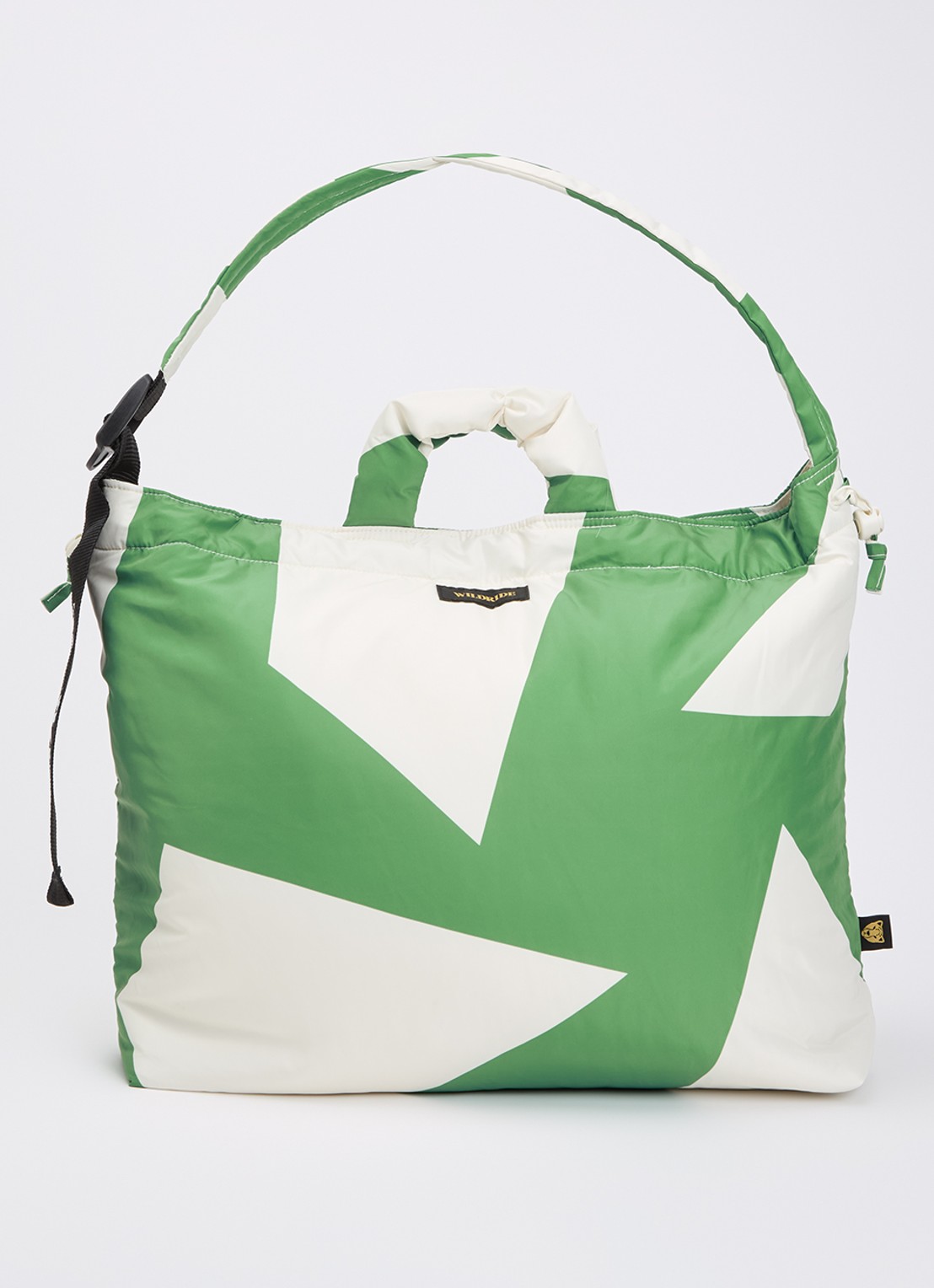 Wildride Luiertas met logo - voorkant 4 groen