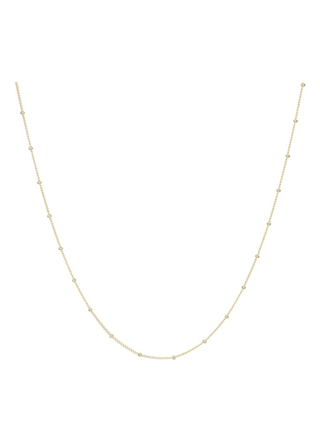 Wildthings Stud ketting verguld - voorkant 3 undefined