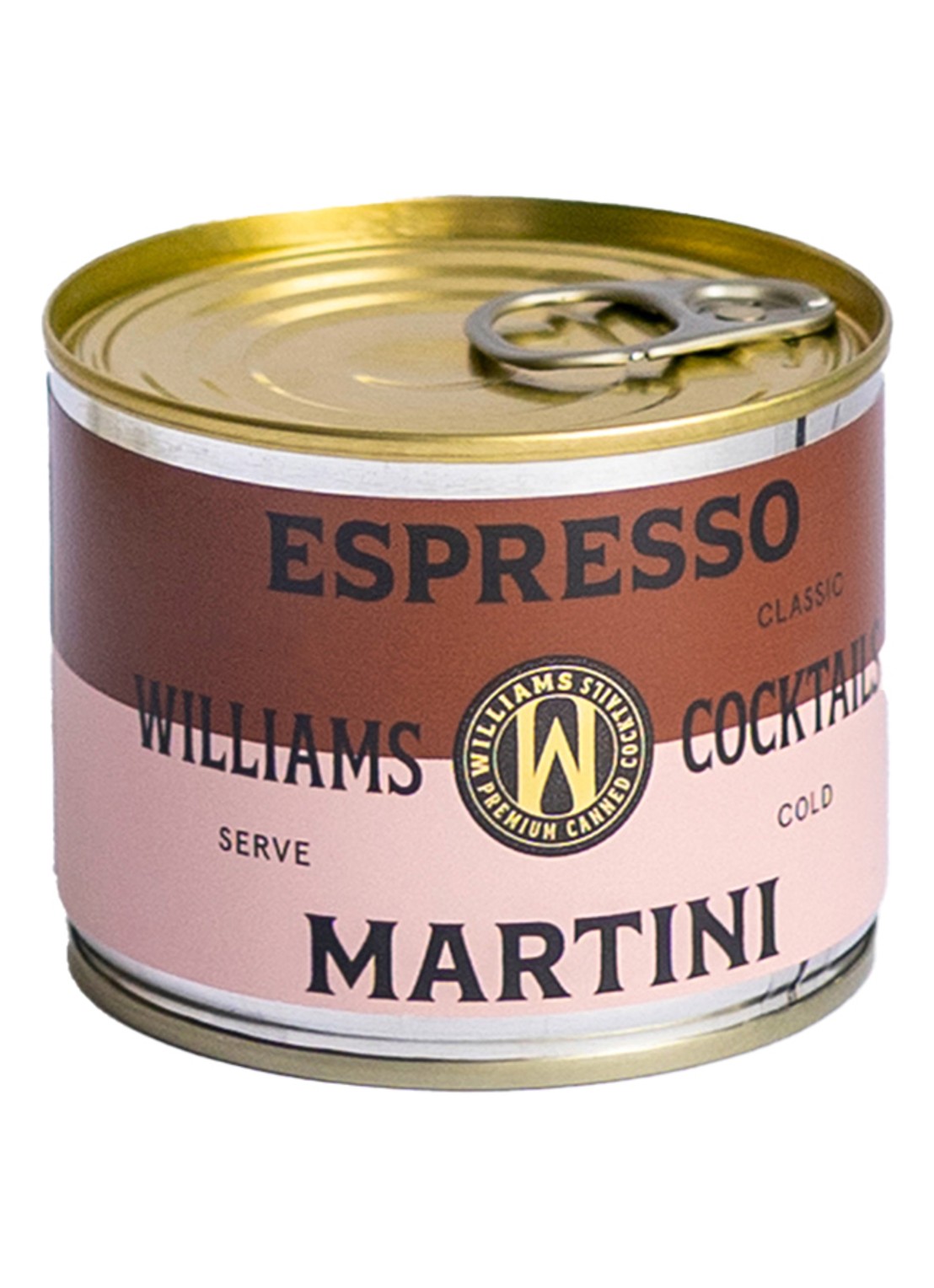 Williams Cocktails Espresso Martini cocktail 130 ml - voorkant bruin