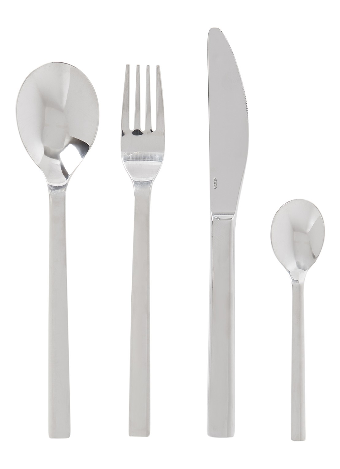 WMF Atria bestekset 60-delig - voorkant zilver