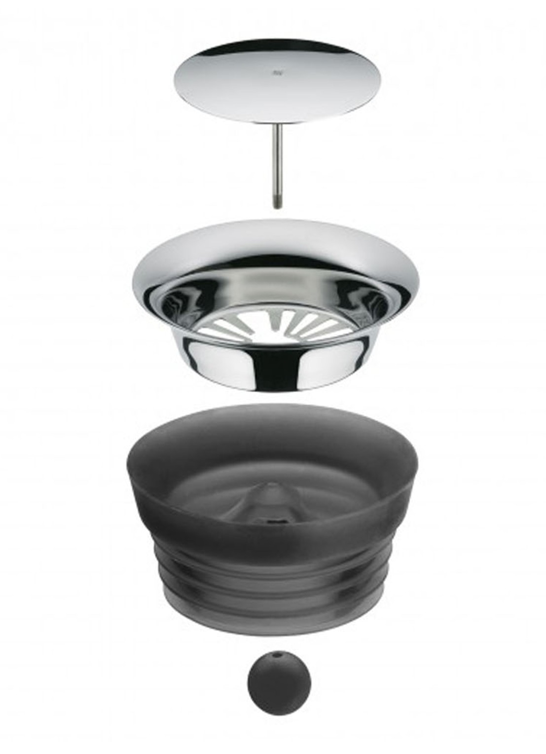 WMF Basic waterkaraf 1 liter - detail 2 transparant