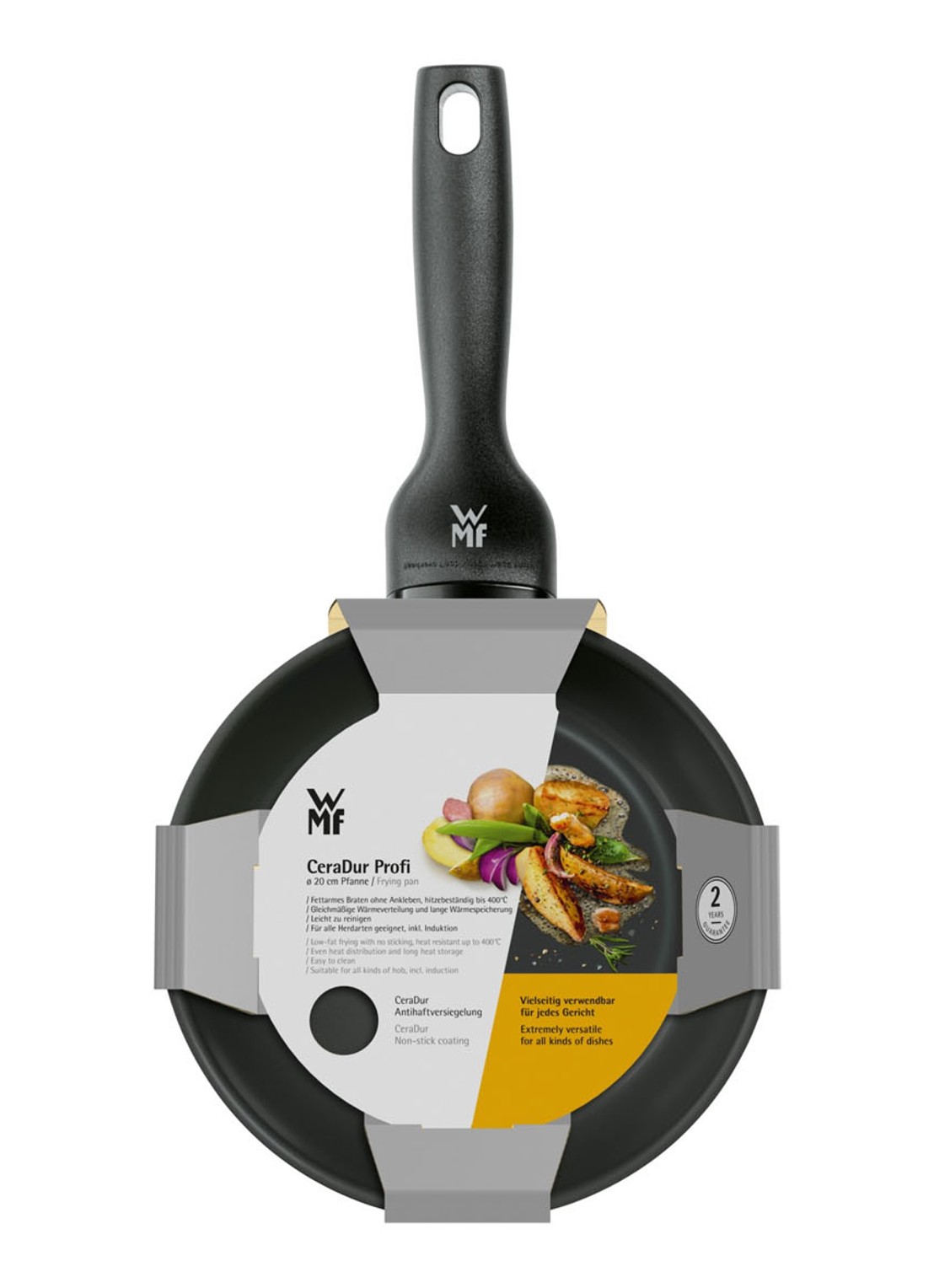 WMF CeraDur Profi koekenpan Ø20 cm - detail 4 zwart
