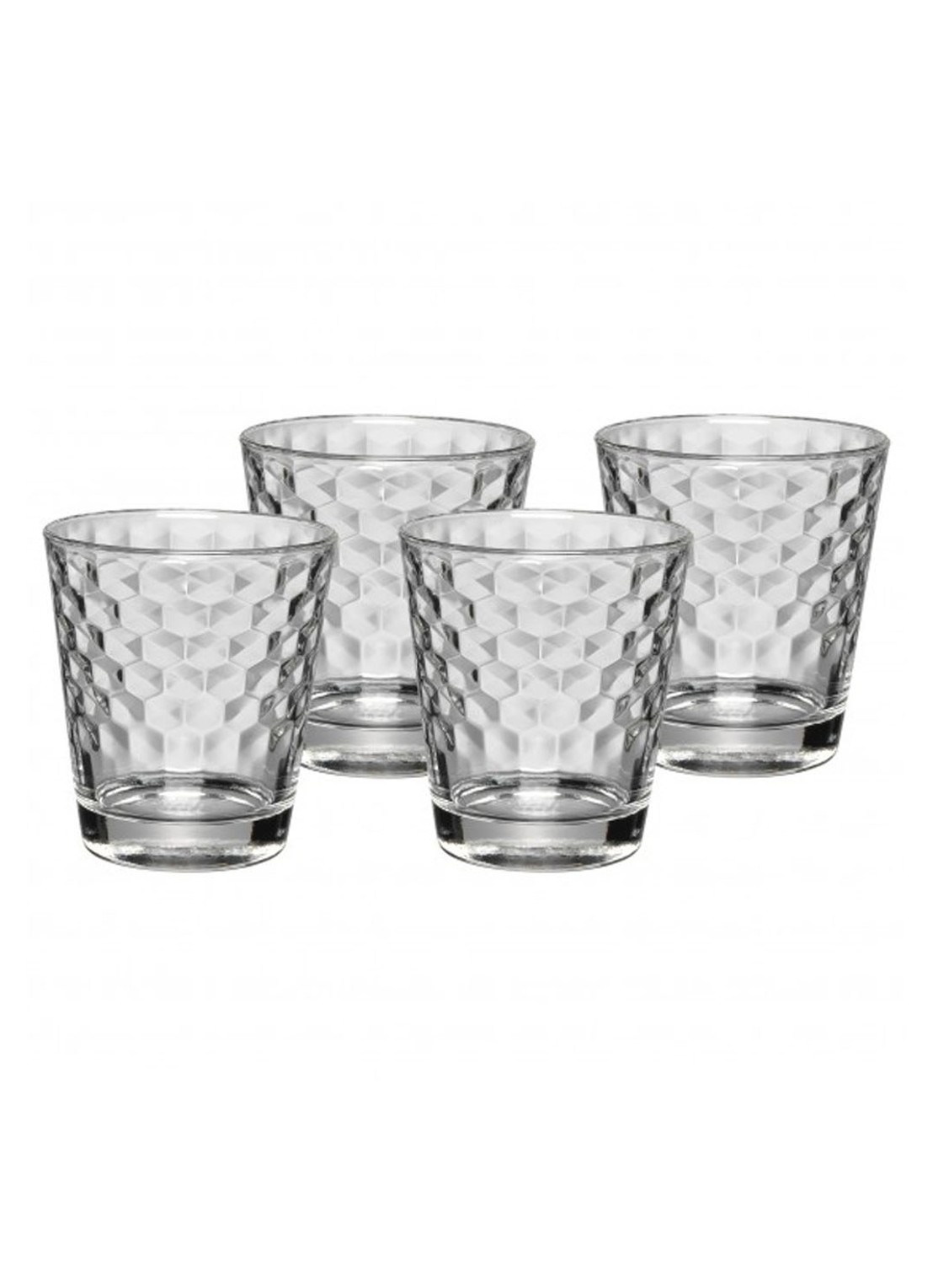 WMF CoffeeTime glas 26 cl set van 4 - voorkant 2 transparant