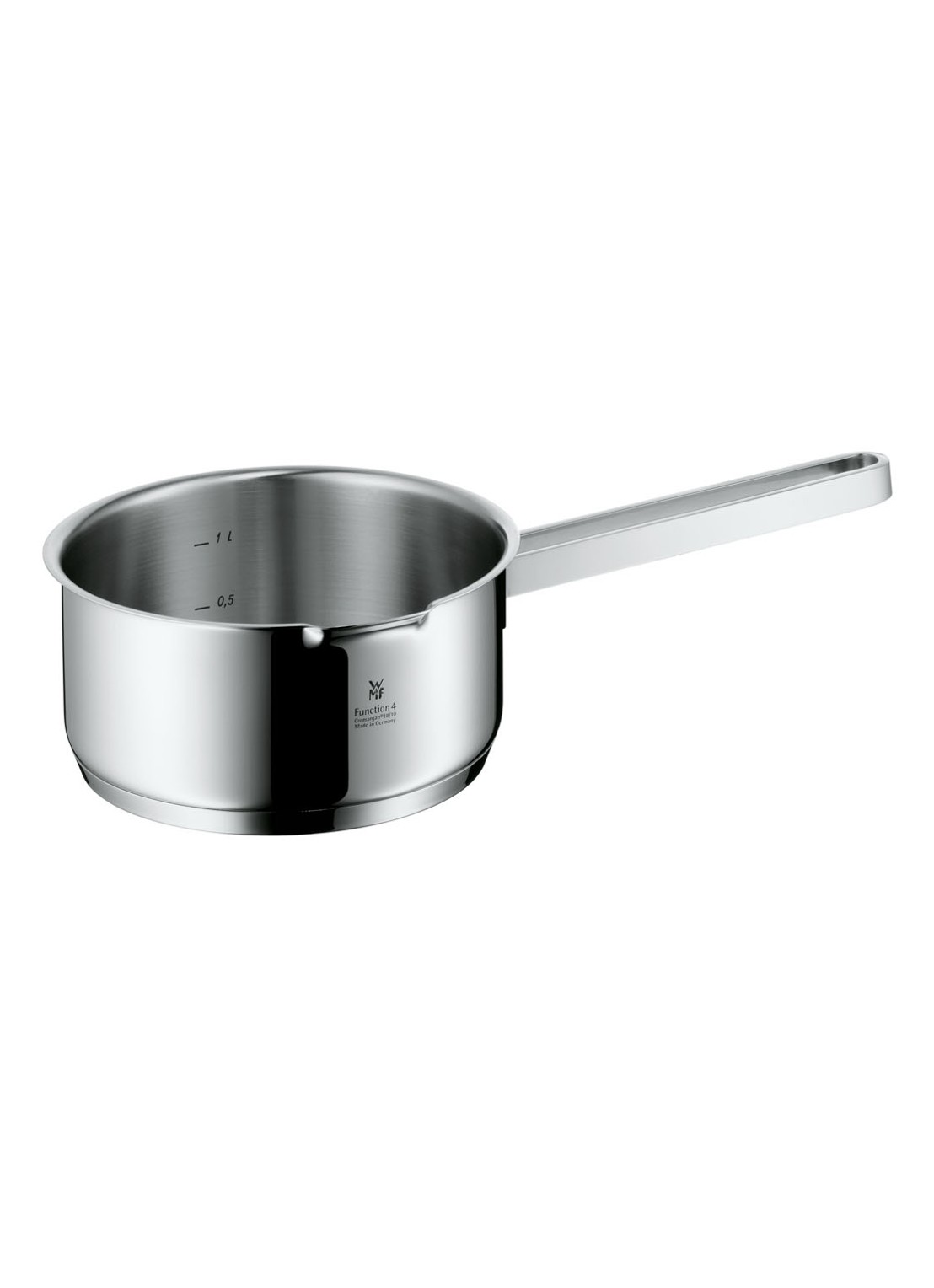 WMF Function 4 steelpan Ø16 cm - voorkant zilver