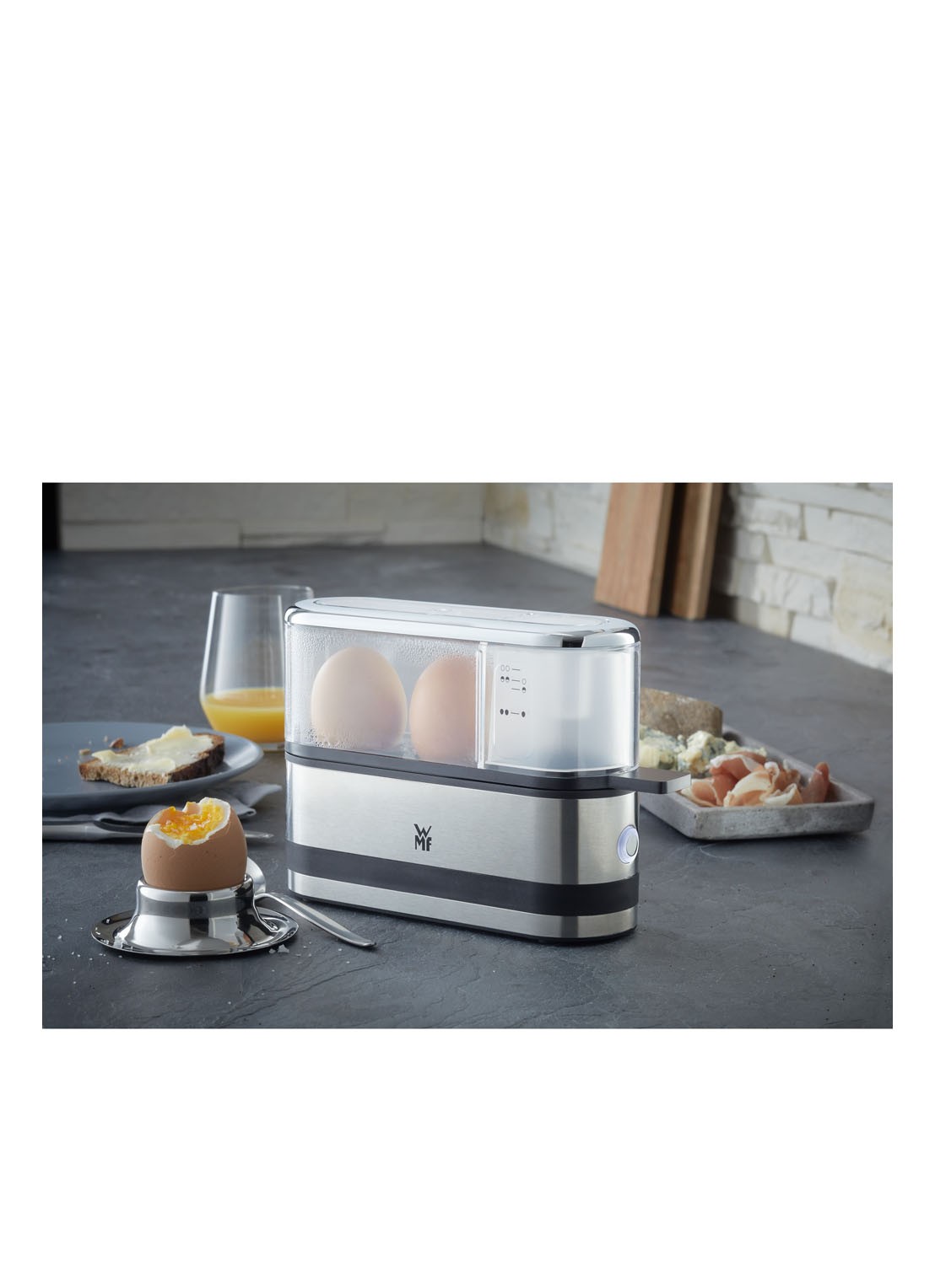 WMF KITCHENminis 2 Egg eierkoker  - detail 6 zilver
