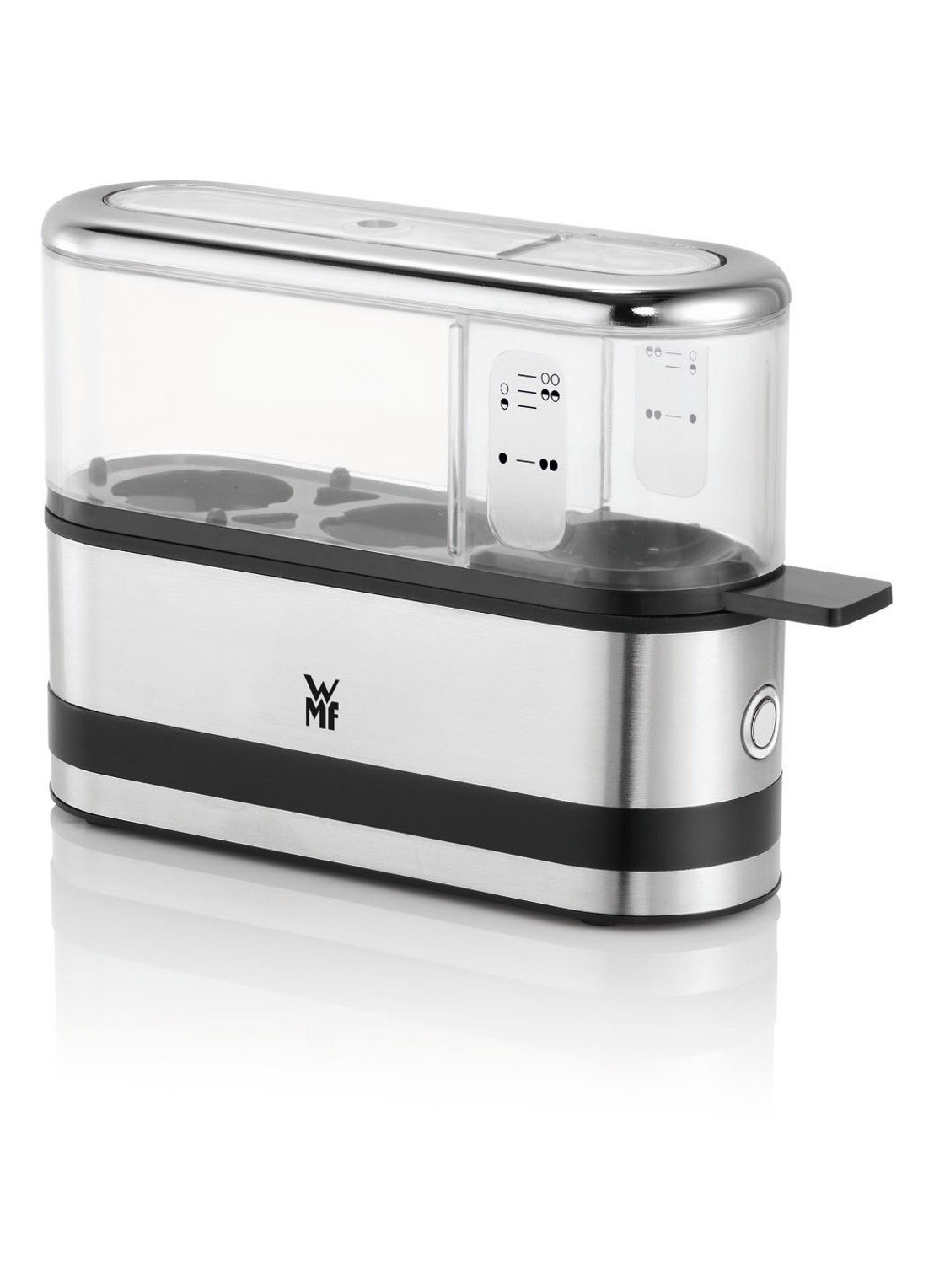 WMF KITCHENminis 2 Egg eierkoker  - voorkant zilver