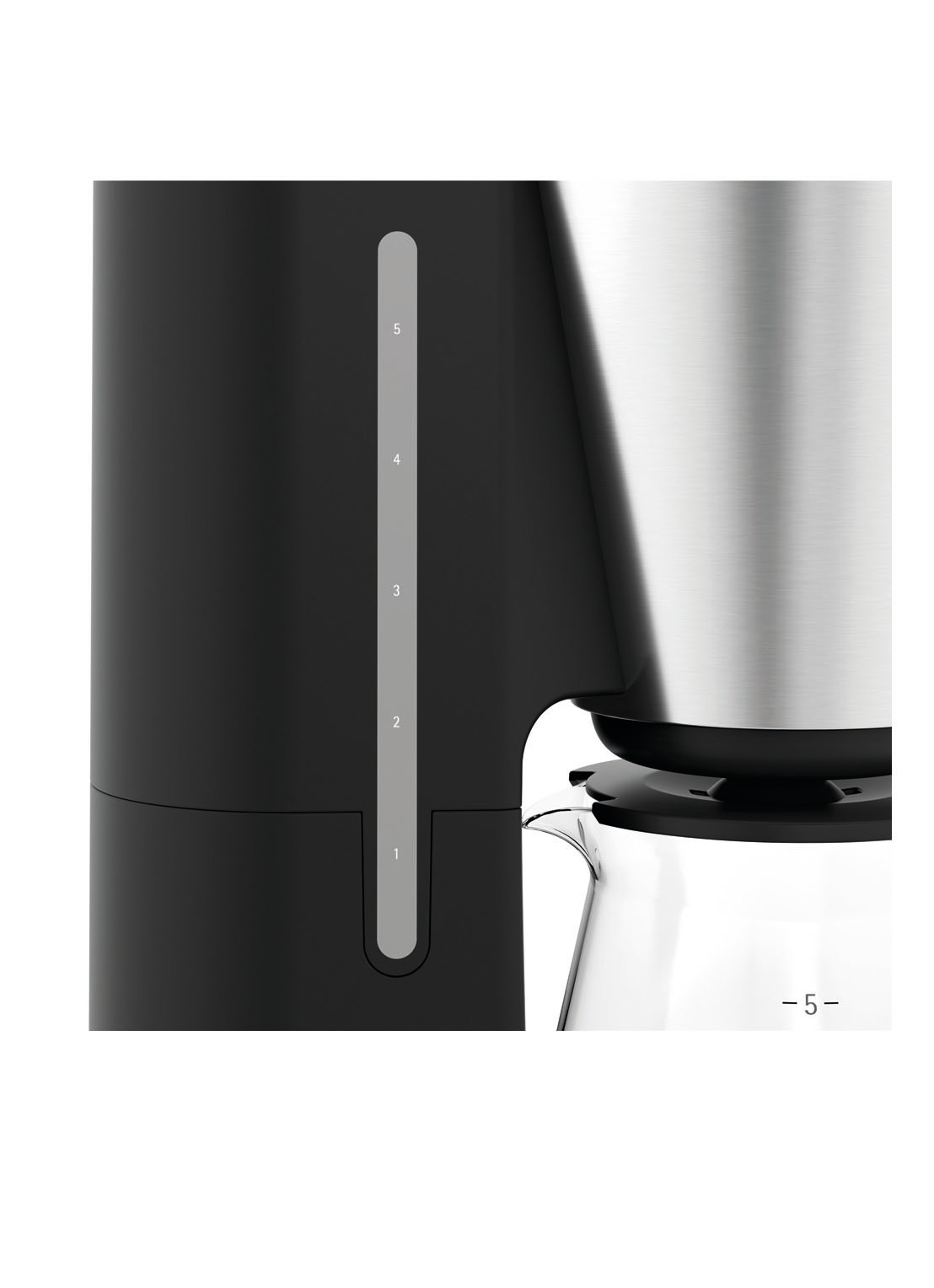 WMF KITCHENminis Aroma koffiezetapparaat met glazen kan - detail 7 zilver