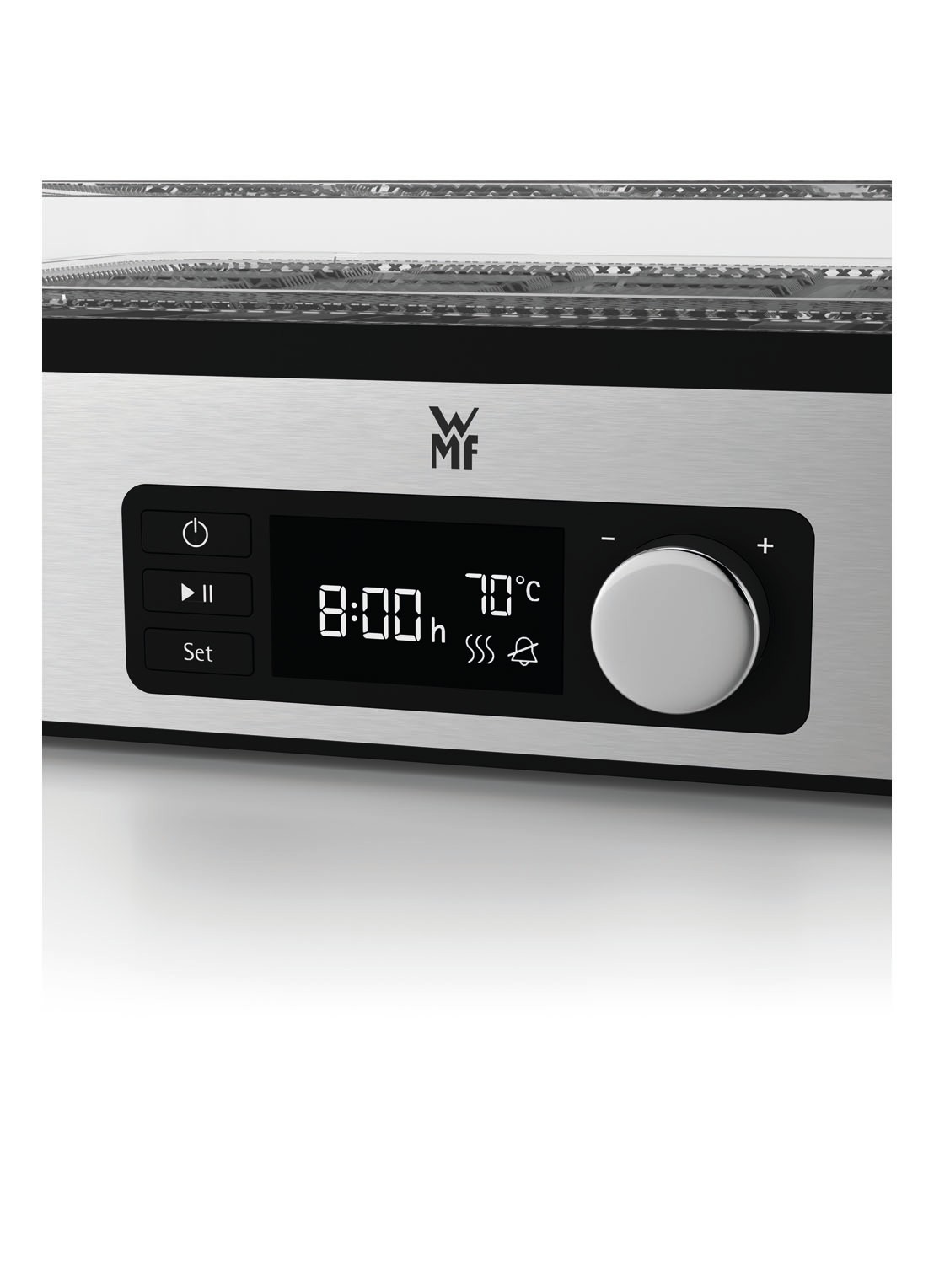 WMF KITCHENminis snack-to-go droogoven - detail zilver