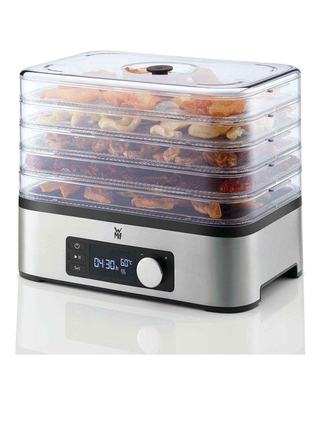WMF KITCHENminis snack-to-go droogoven - detail 2 zilver