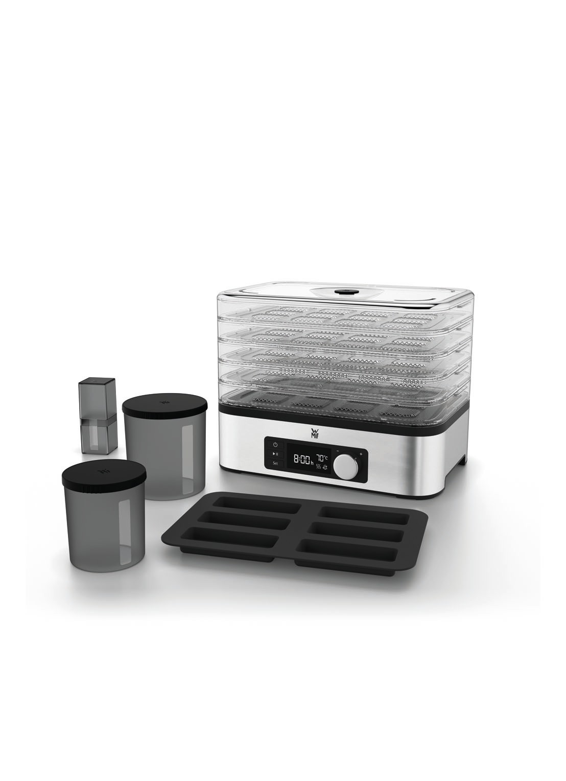 WMF KITCHENminis snack-to-go droogoven - voorkant 5 zilver