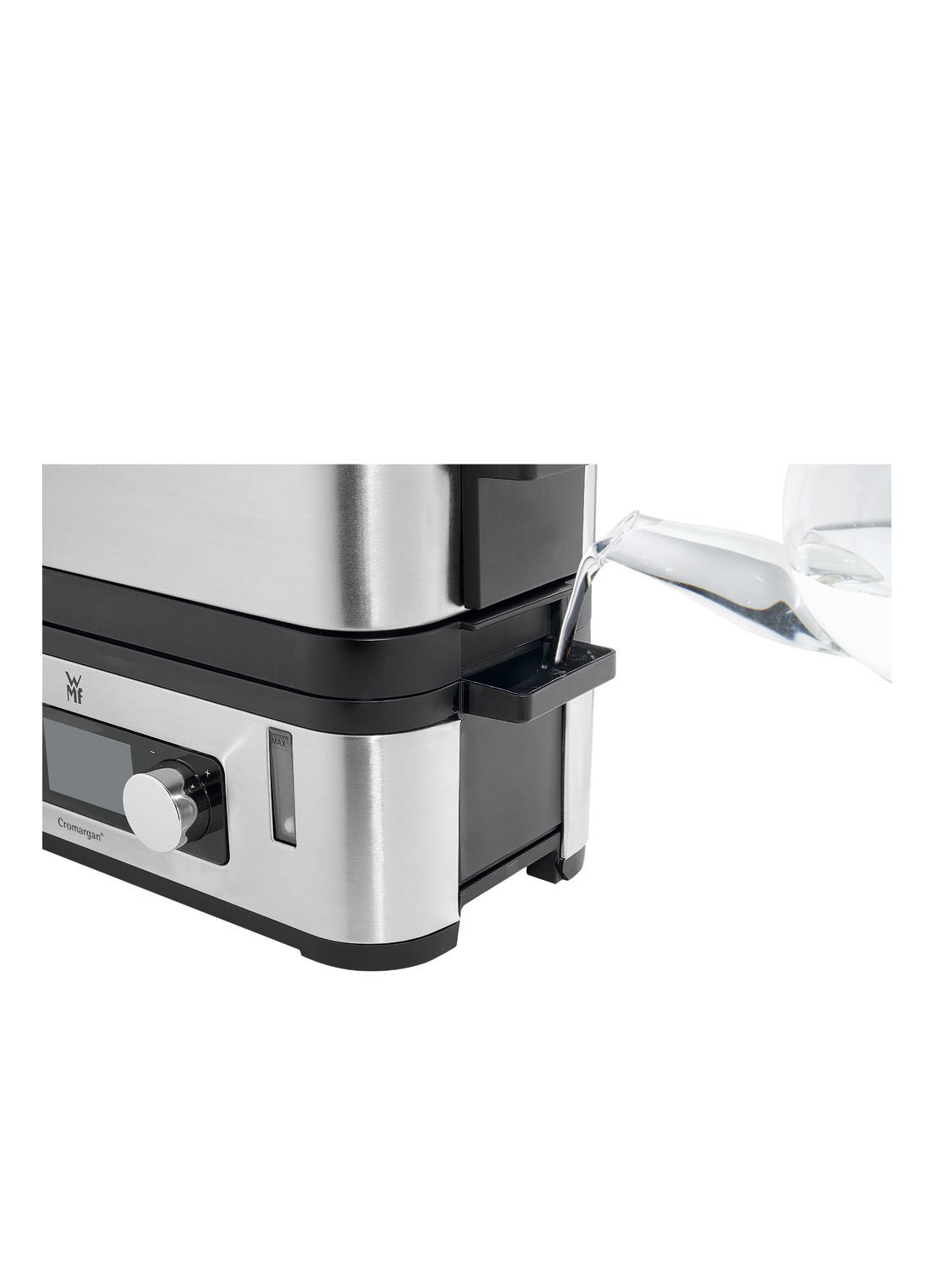 WMF KITCHENminis Vitalis E stoomkoker 415090011 - detail roestvrijstaal