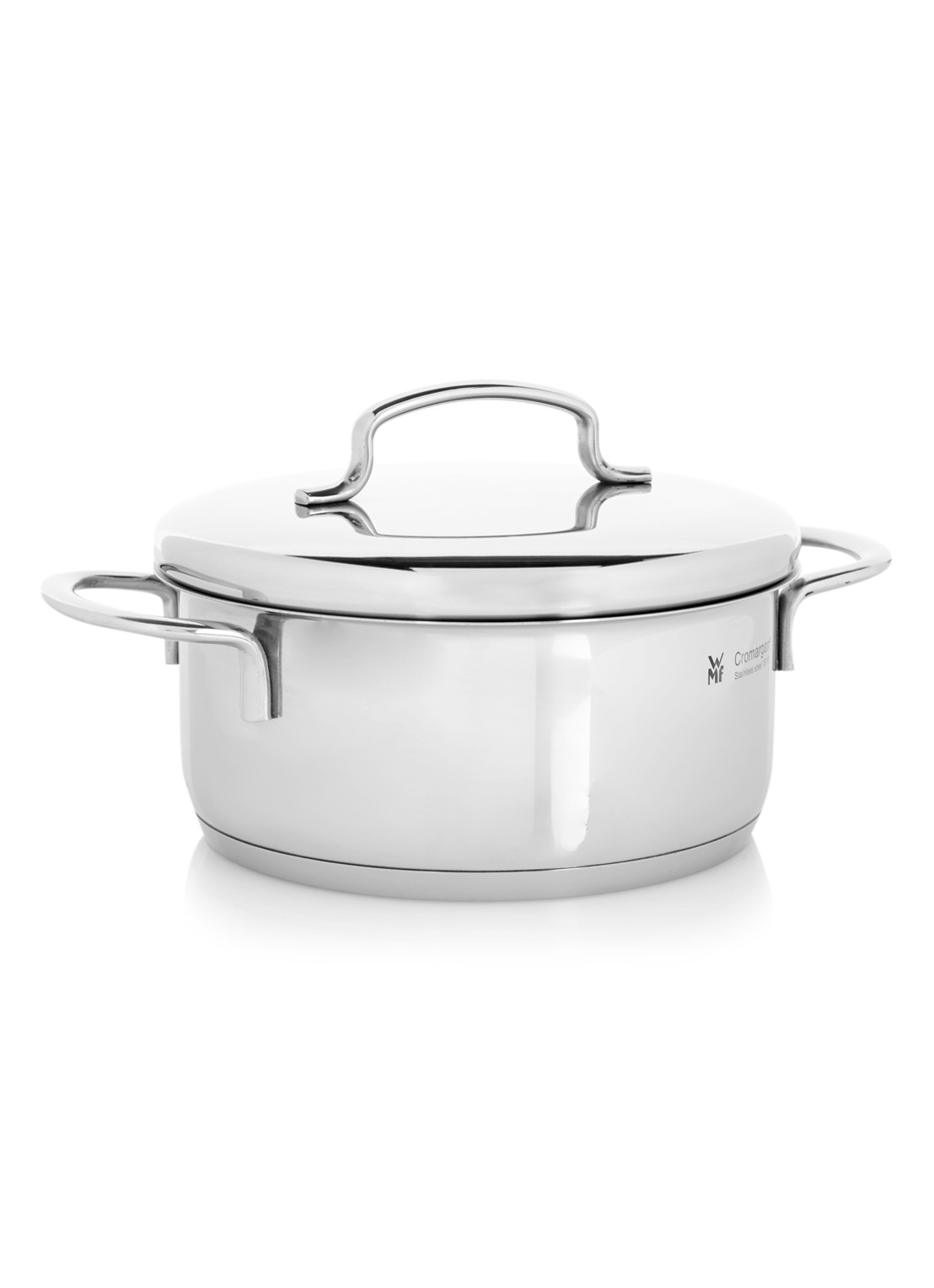 WMF Kookpan 14 cm - voorkant zilver