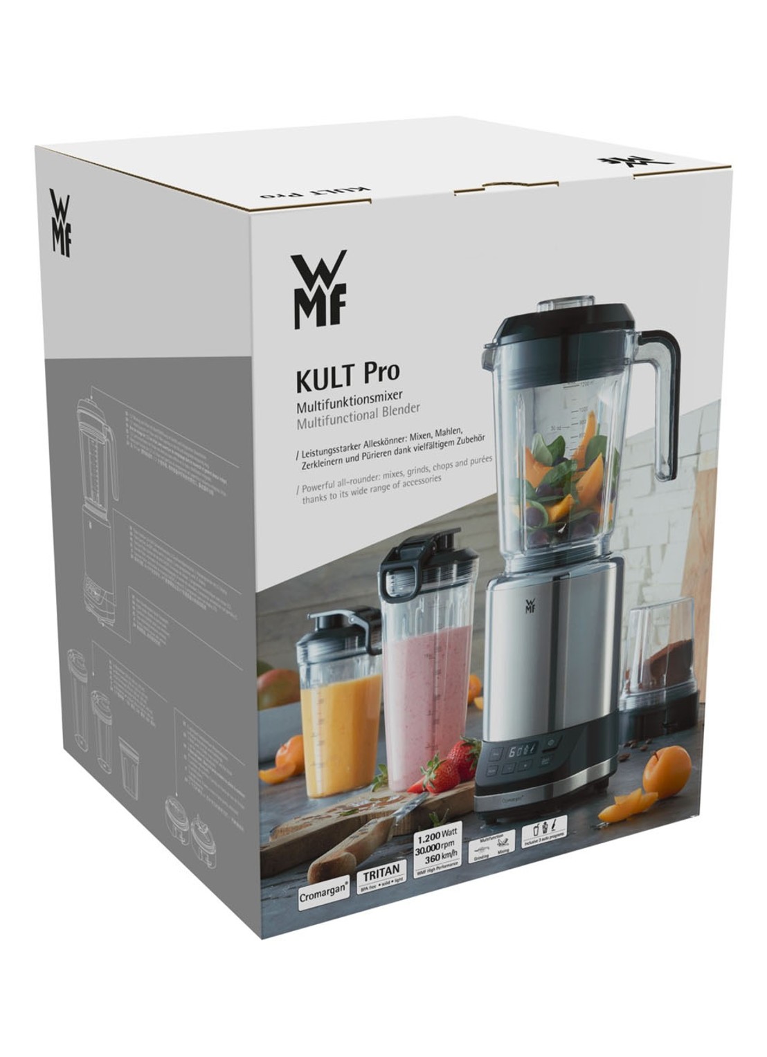 WMF KULT Pro blender 1,2 liter 0416530011 - detail 3 zilver