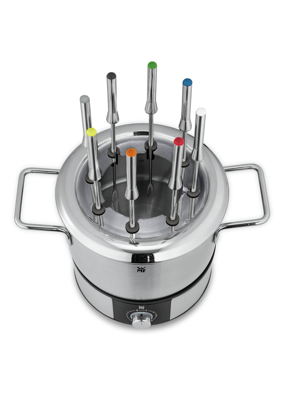 WMF Lono fondueset - detail zilver