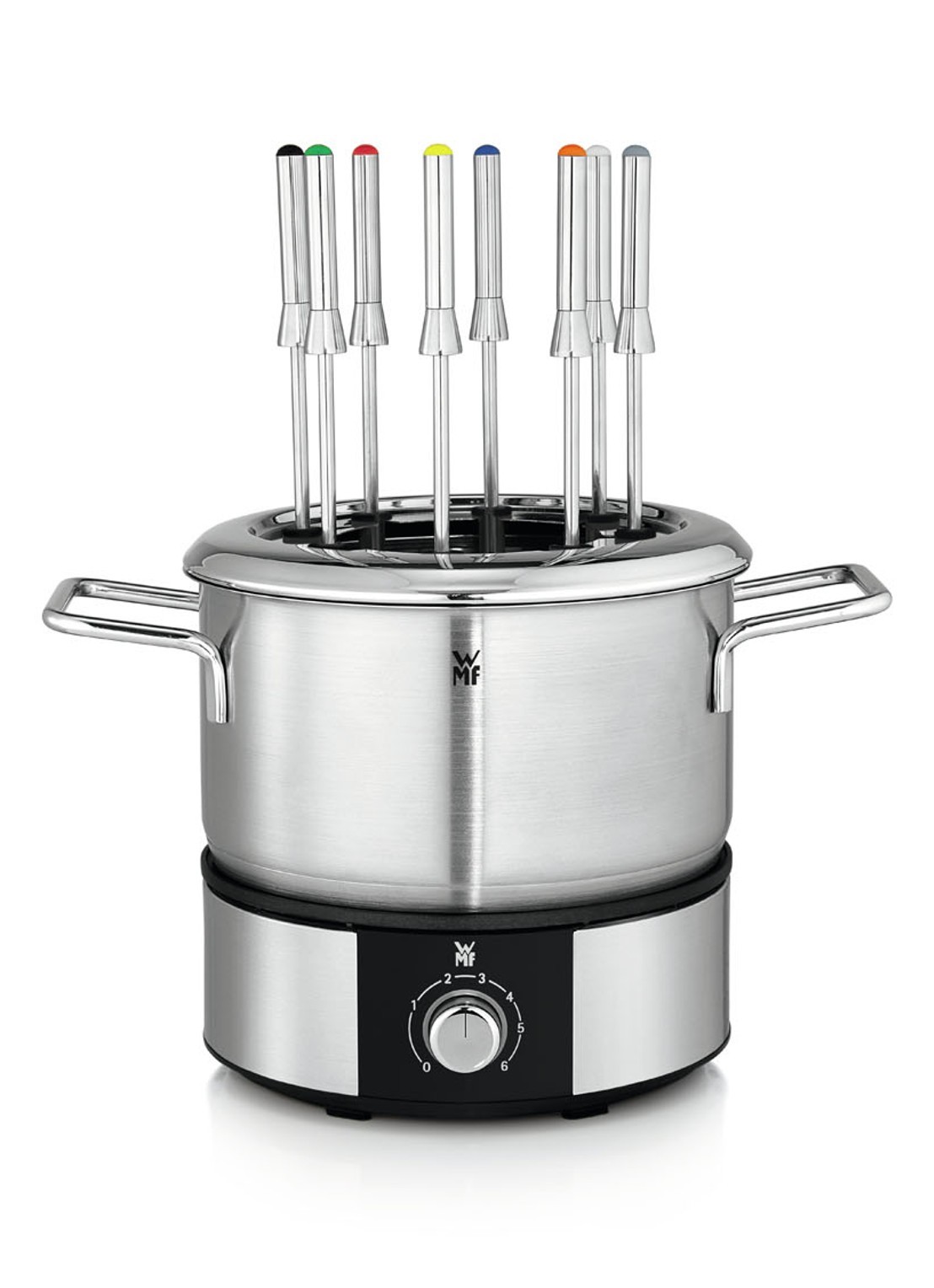 WMF Lono fondueset - voorkant 6 zilver
