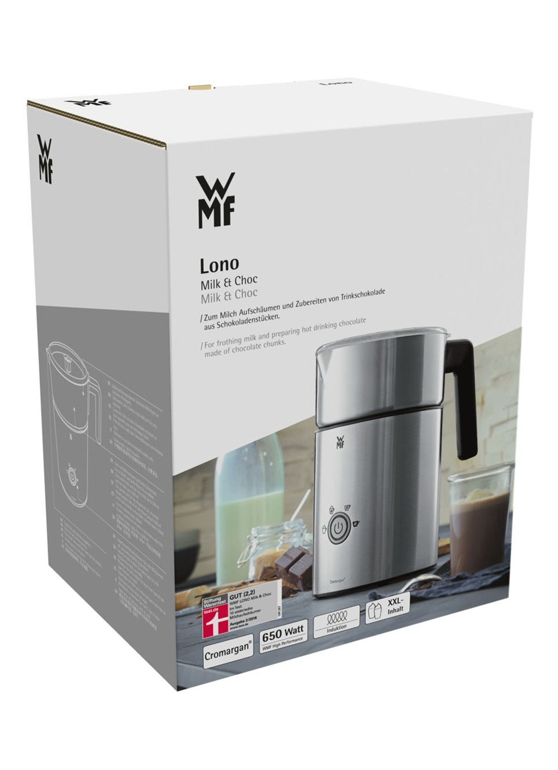 WMF Lono XXL Milk & Choc melkopschuimer 0413170011 - detail 3 roestvrijstaal
