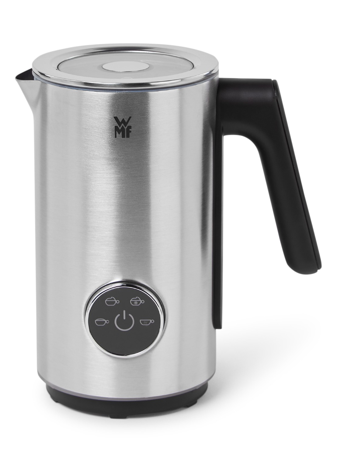 WMF Lumero melkopschuimer 250 ml - voorkant zilver
