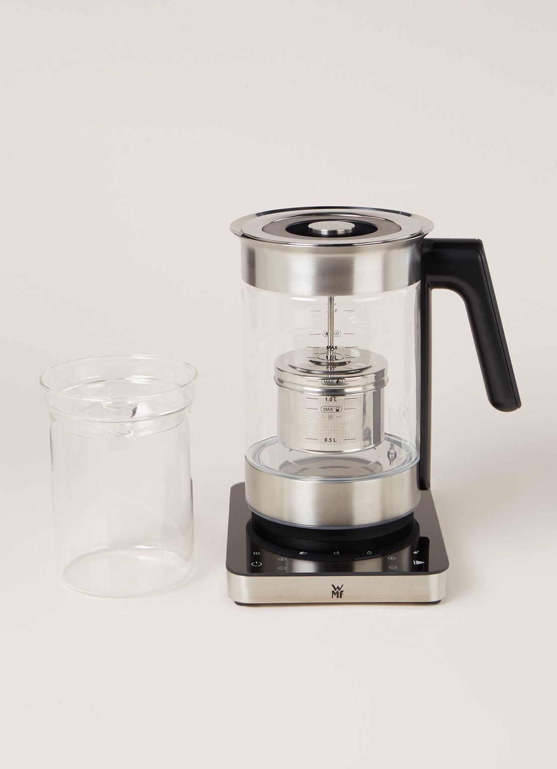 WMF Lumero Multifunctionele waterkoker 1,6 liter - voorkant 2 transparant