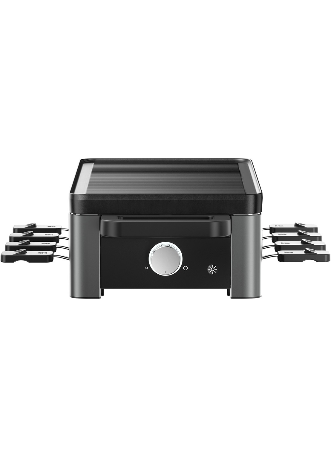 WMF Master Raclette gourmetstel - voorkant 2 zwart