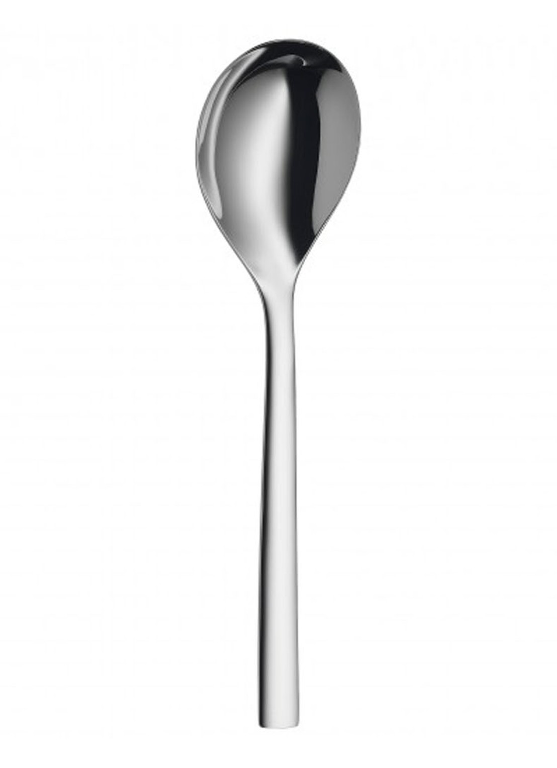 WMF Nuova serveerlepel 25 cm - voorkant zilver