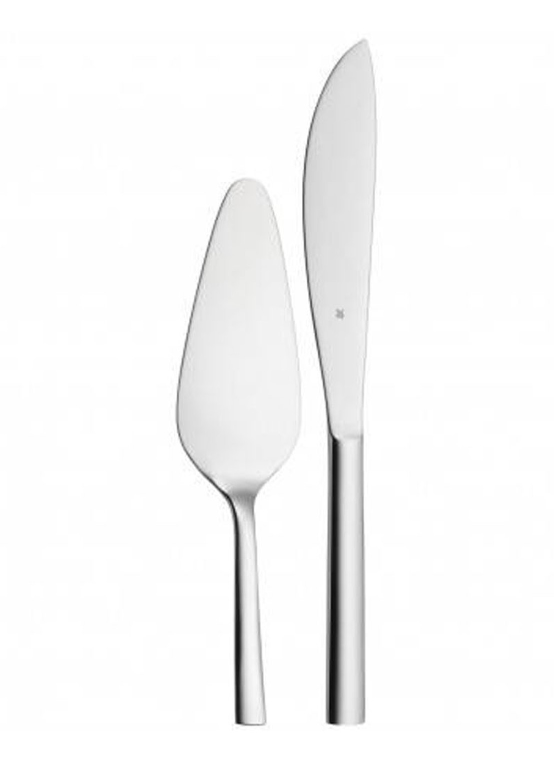 WMF Nuova taartbestek 2-delig - voorkant zilver