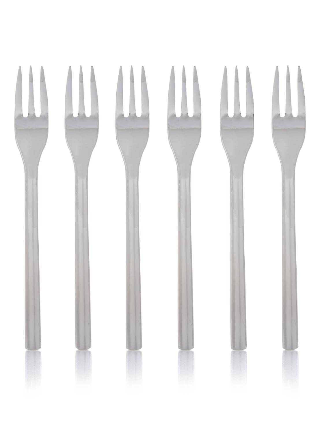 WMF Nuova taartvorkset 6-delig - voorkant zilver