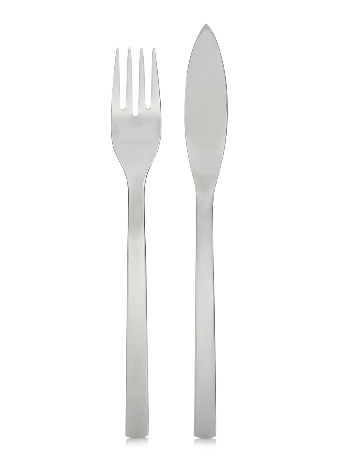 WMF Nuova visbestekset 12-delig - voorkant zilver