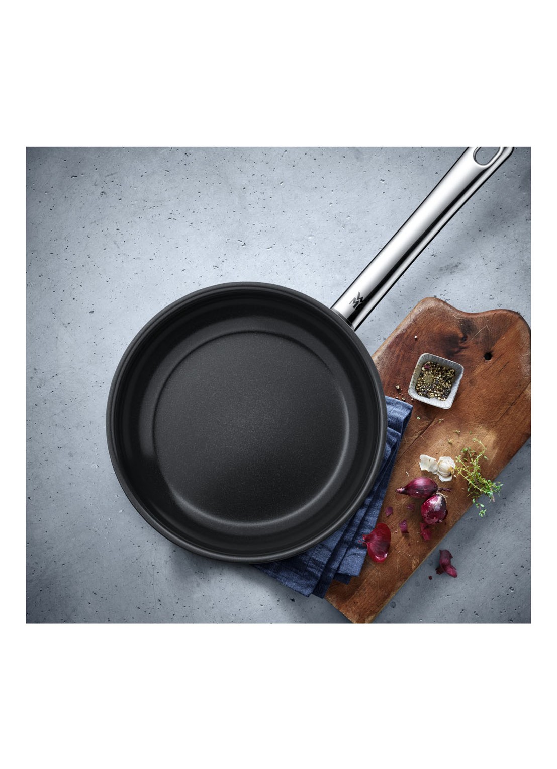 WMF Pannenset 2-delig - voorkant 2 zilver