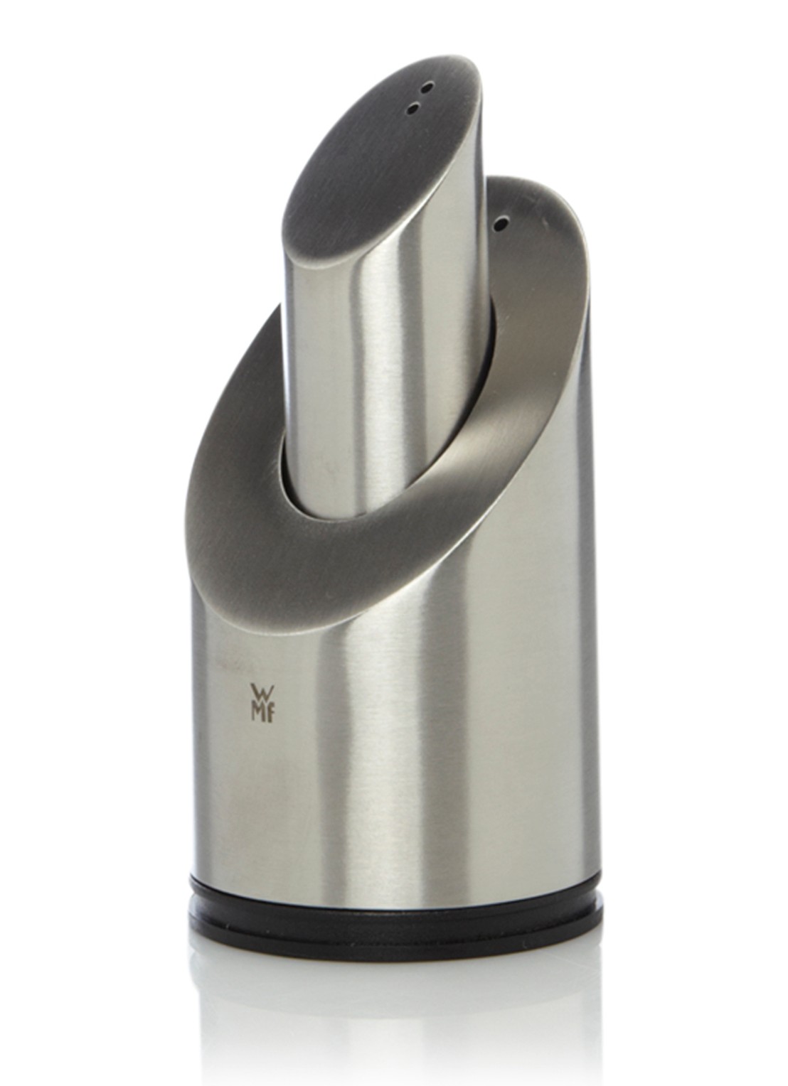 WMF Peper- en zoutstel 8 cm 2-delig - voorkant zilver