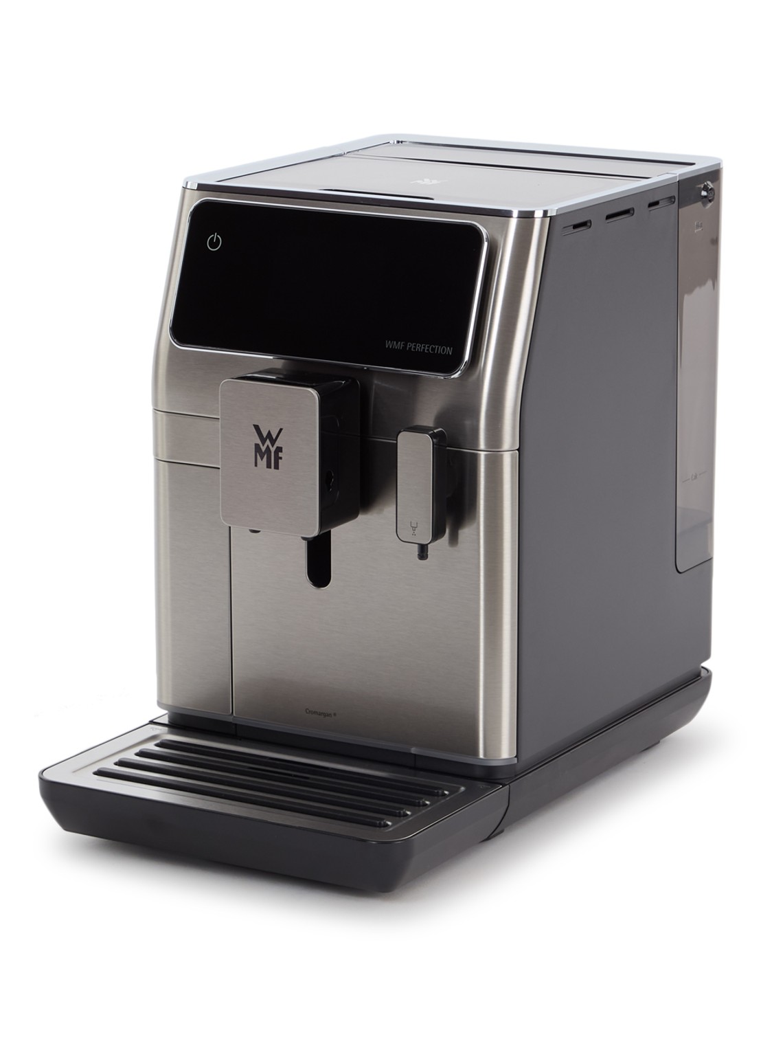 WMF Perfection 640L volautomatische koffiemachine CP812D10 - voorkant zilver