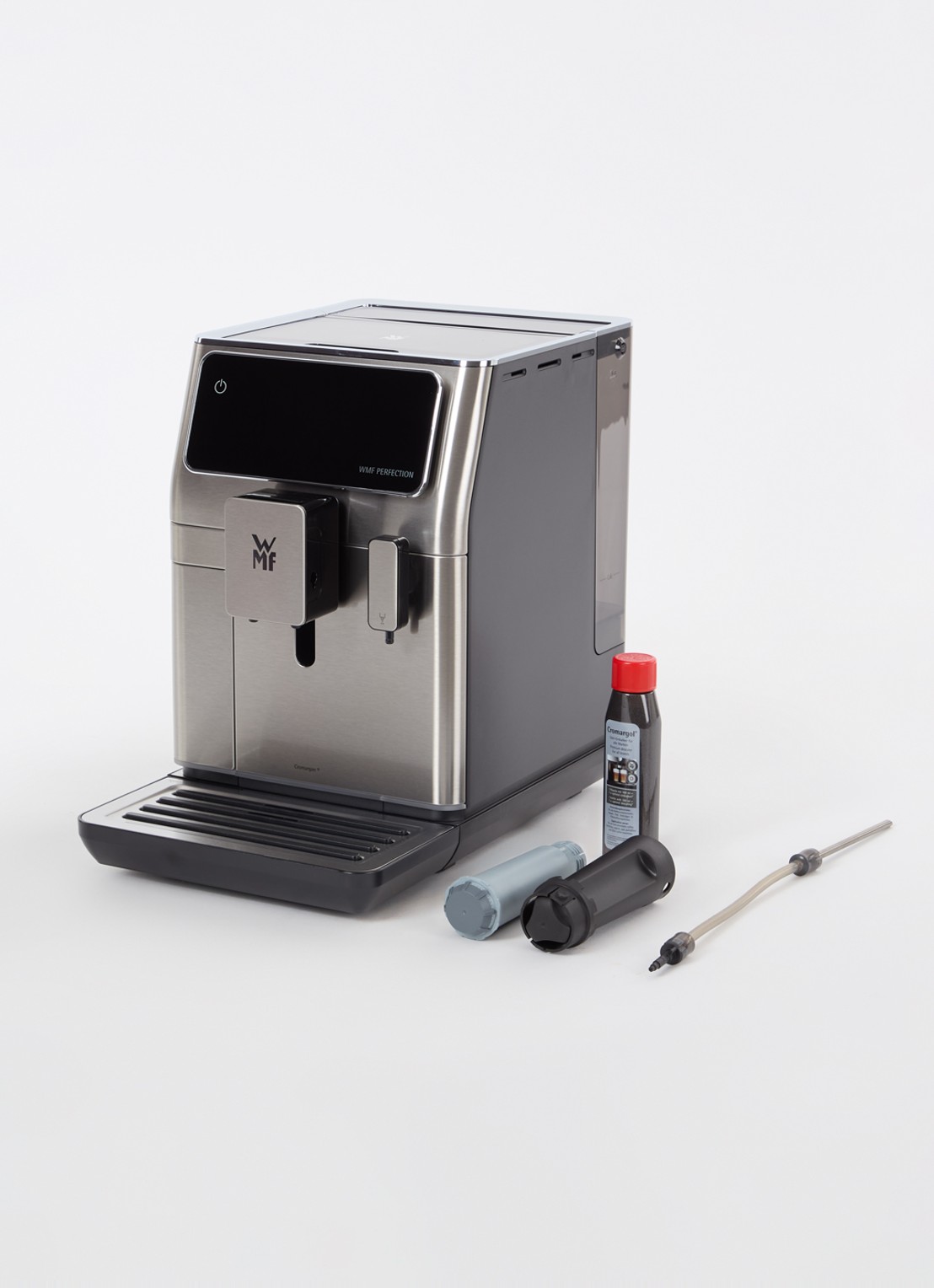 WMF Perfection 640L volautomatische koffiemachine CP812D10 - voorkant 2 zilver