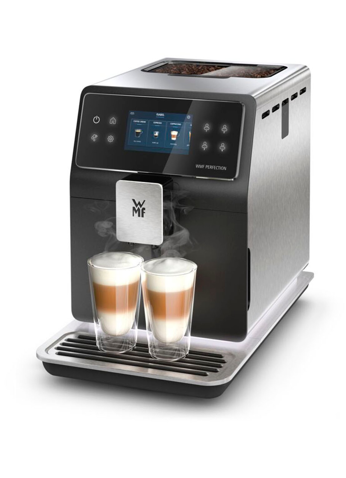 WMF Perfection 840L volautomatische koffiemachine CP850D15 - voorkant 6 zwart