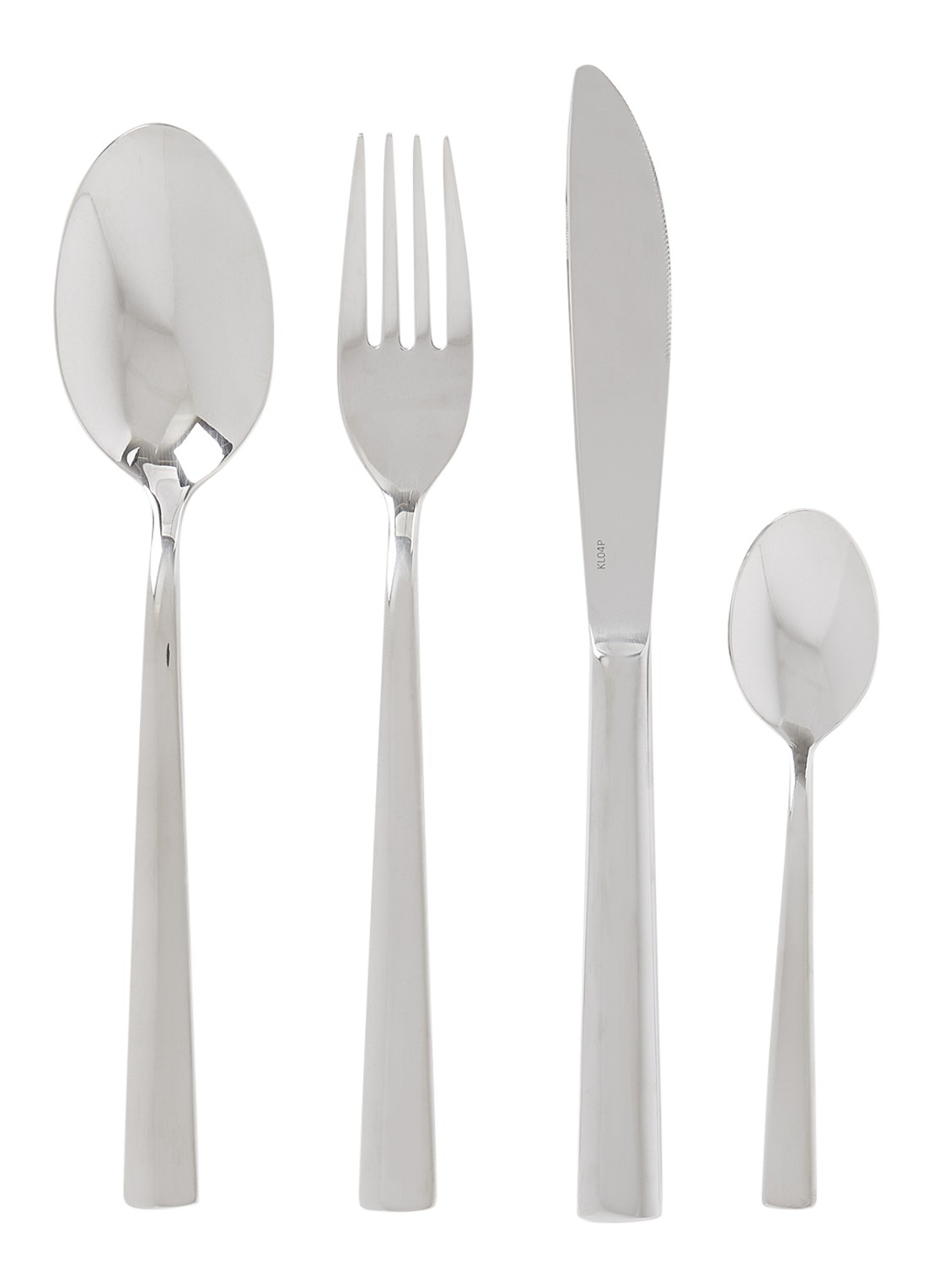 WMF Philadelphia bestekset 30-delig - voorkant zilver