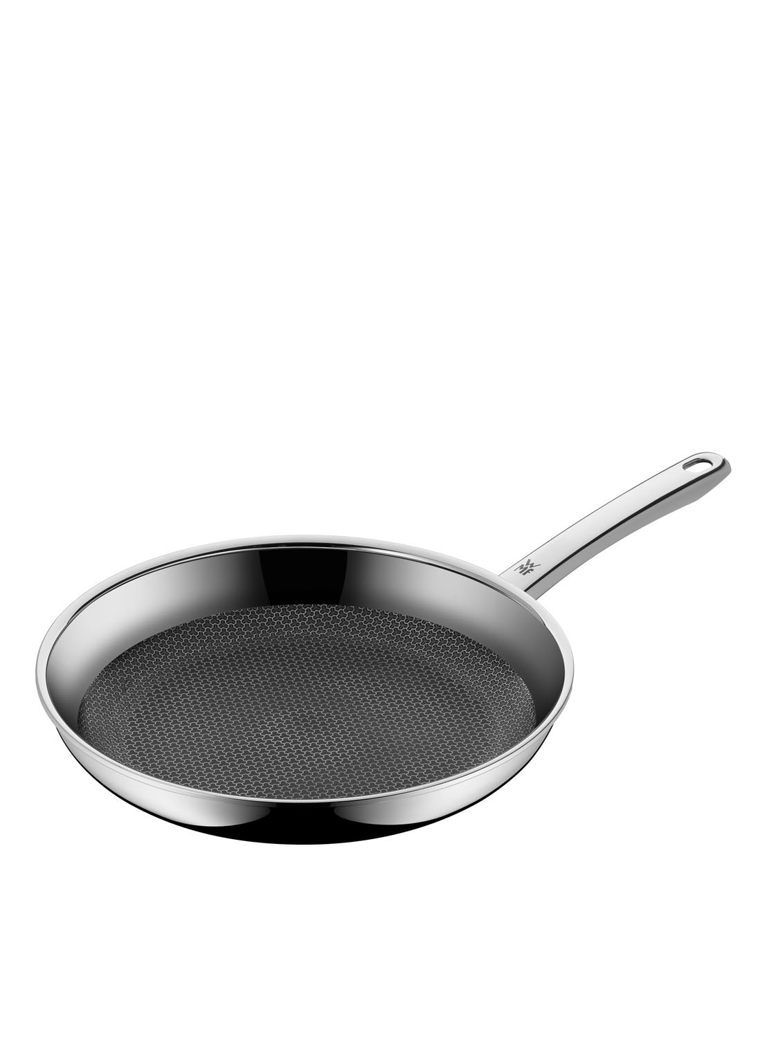 WMF Profi Resist koekenpan Ø28 cm - voorkant 2 roestvrijstaal
