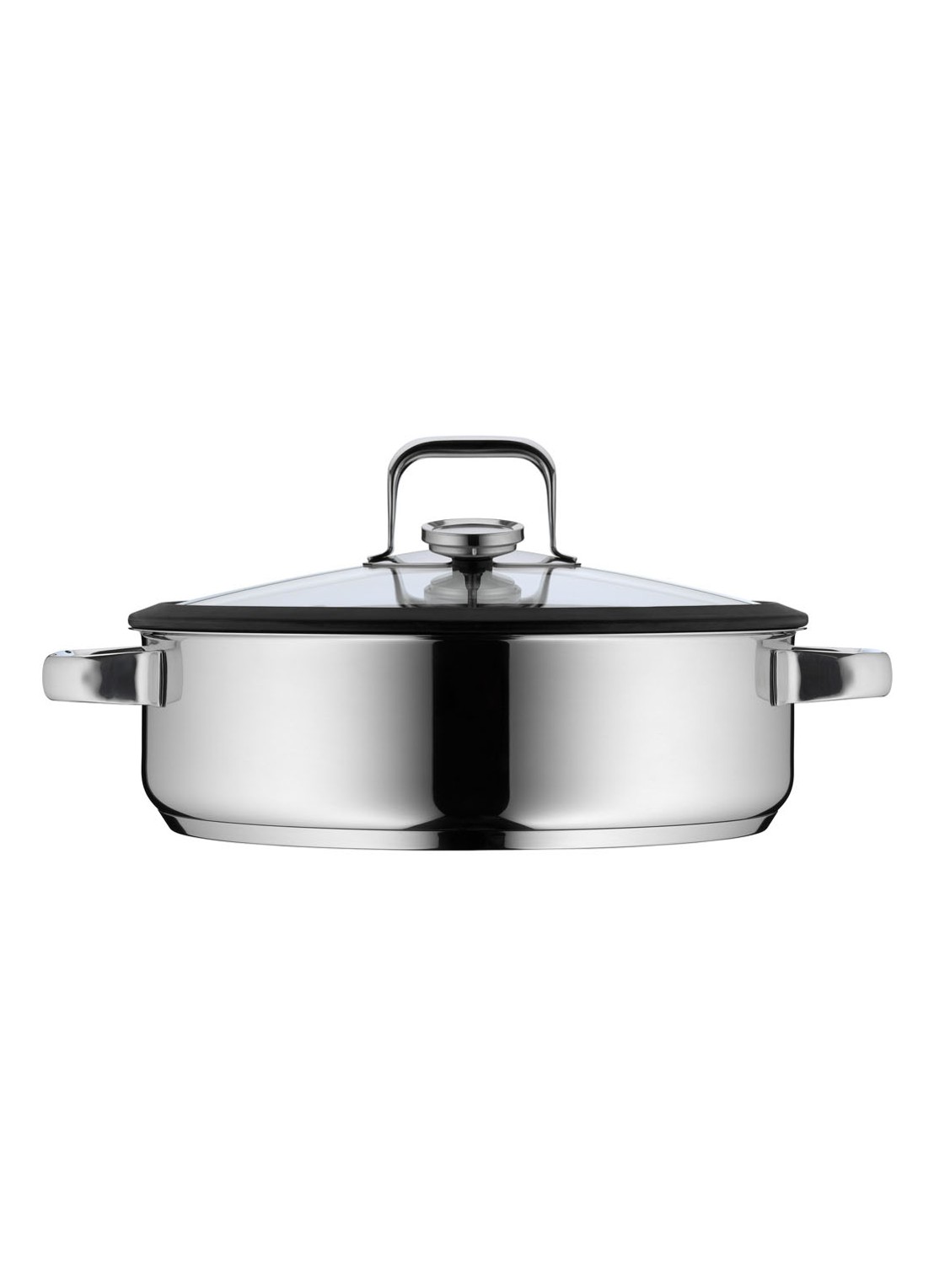 WMF Vitalis Aroma stoompan 28 cm - detail 2 zilver