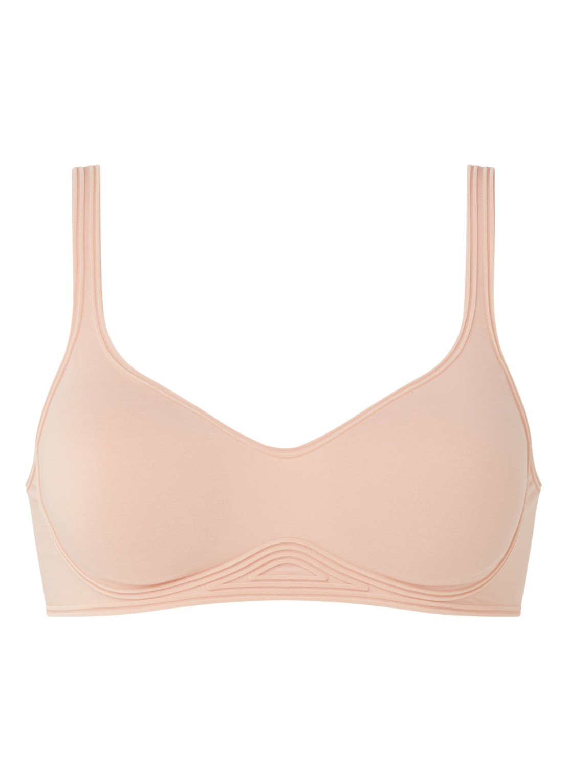 Wolford 3W Cup bralette met uitneembare padding - voorkant 2 beige